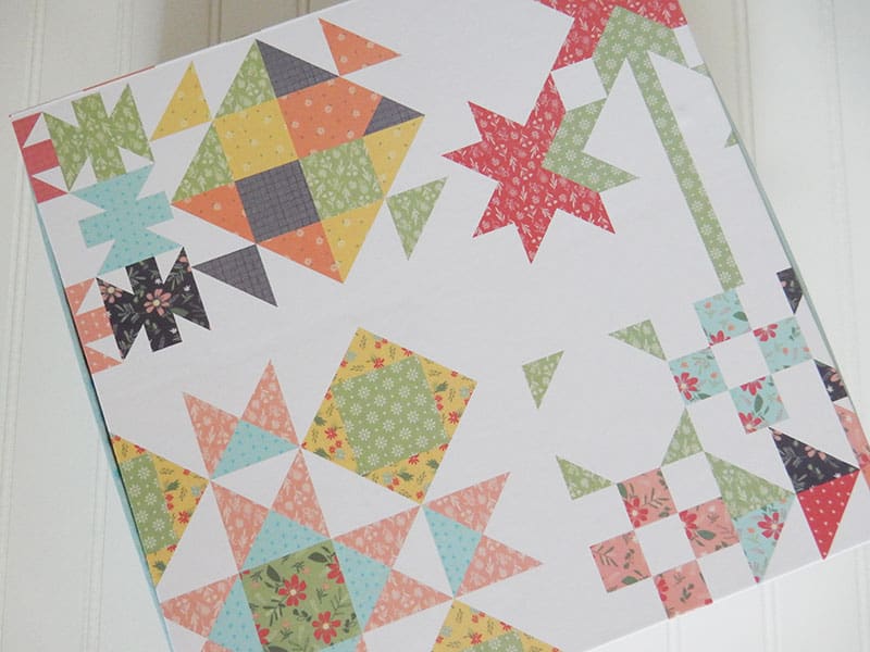 Saturday Seven 108 featured by Top US Quilting Blog, A Quilting Life: image of Bloomtopia Quilt Kit Box