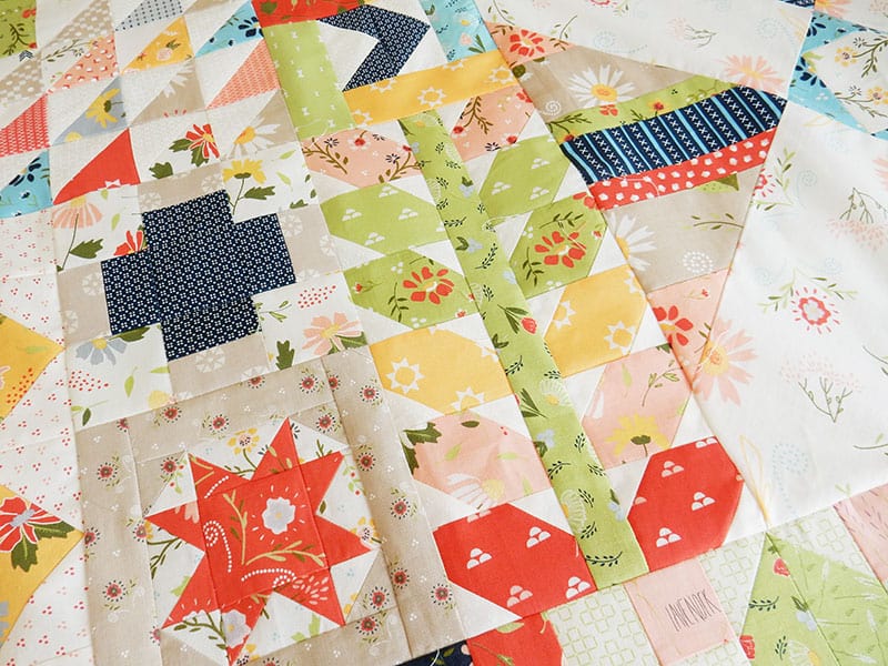 Moda Block Heads 3 featured by Top US Quilting Blog A Quilting Life: image of Moda Block Heads 2 blocks