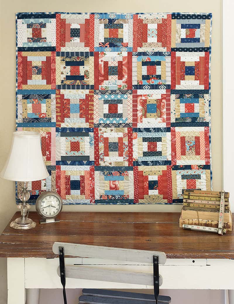 Sunday Best Quilts Sampler Block 12 featured by top US quilting blog A Quilting Life: image of Nantucket Quilt