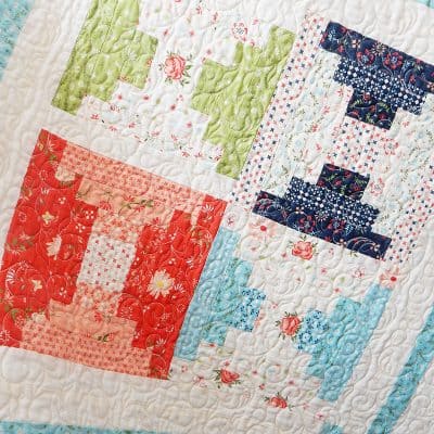 Sunday Best Quilts Sampler Block 12 featured by top US Quilting Blog A Quilting Life
