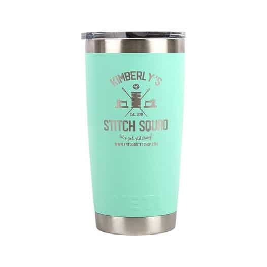 Gift Ideas for Quilters from Fat Quarter Shop featured by Top US Quilting Blog, A Quilting Life: image of stitch squad yeti tumbler