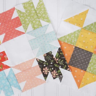 Bloomtopia Quilt Along Release 1 featured by Top US Quilting Blog, A Quilting Life: image of Bloomtopia Blocks