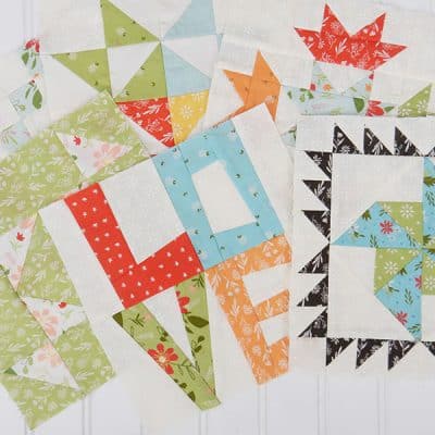 Moda Block Heads 3 Block 6 featured by Top US Quilting Blog, A Quilting Life