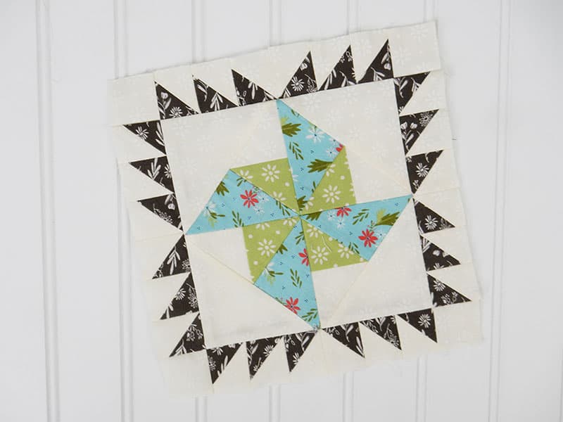 Moda Block Heads 3 Block 6 featured by Top US Quilting Blog, A Quilting Life: image of Block 6