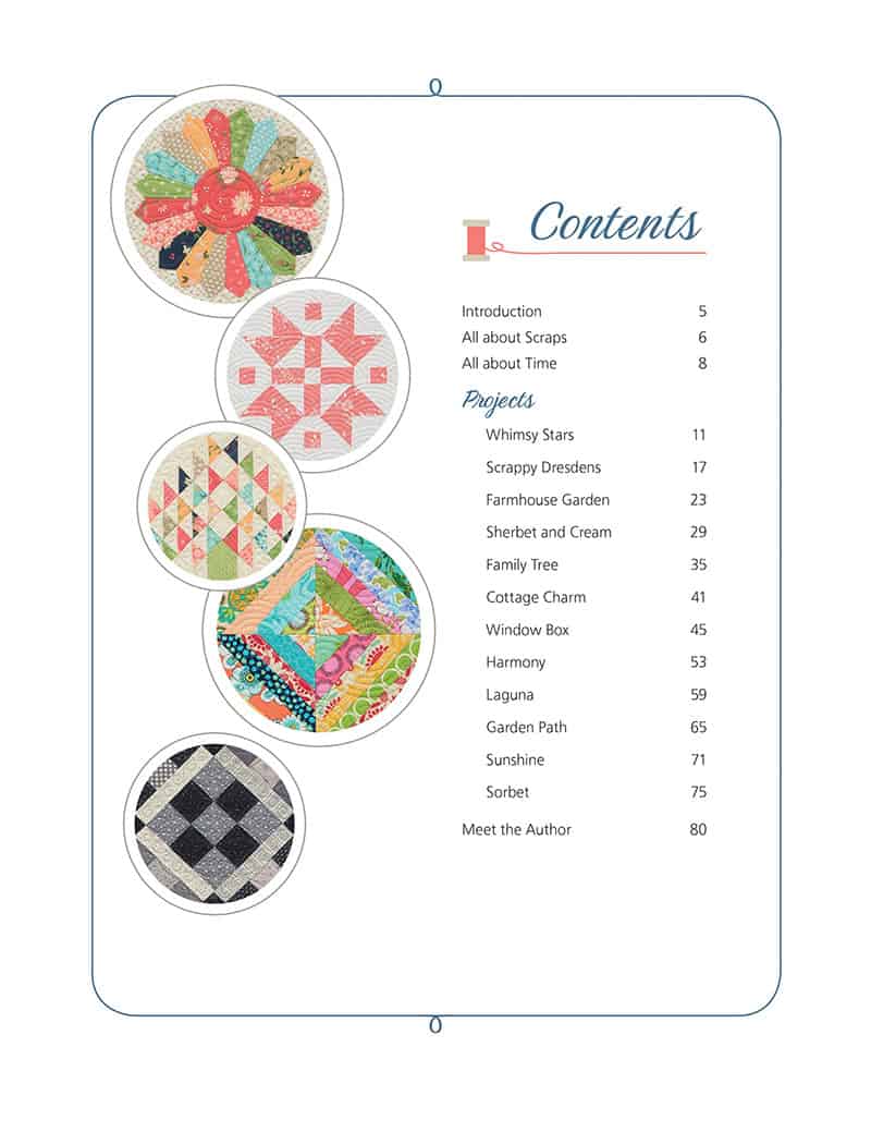 Labor of Love Quilts Part 2 featured by Top US Quilting Blog, A Quilting Life: image of Table of Contents
