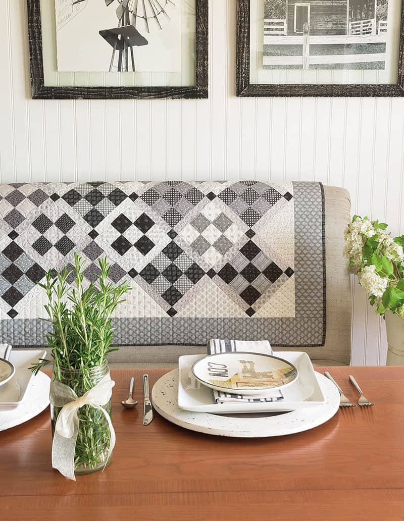 Labor of Love Quilts Part 1 featured by Top US Quilting Blog, A Quilting Life: image of Farmhouse Garden Quilt