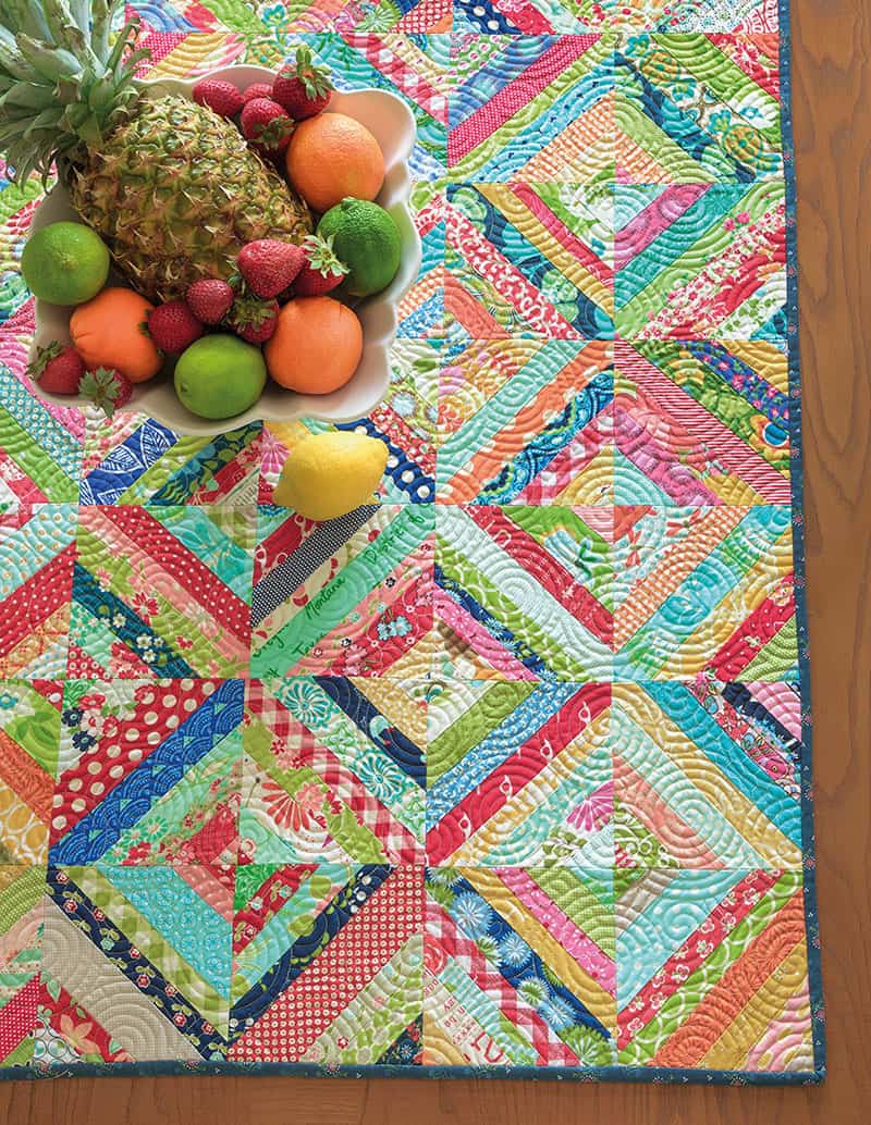 Labor of Love Quilts Part 2 featured by Top US Quilting Blog, A Quilting Life: image of Sherbet and Cream Quilt