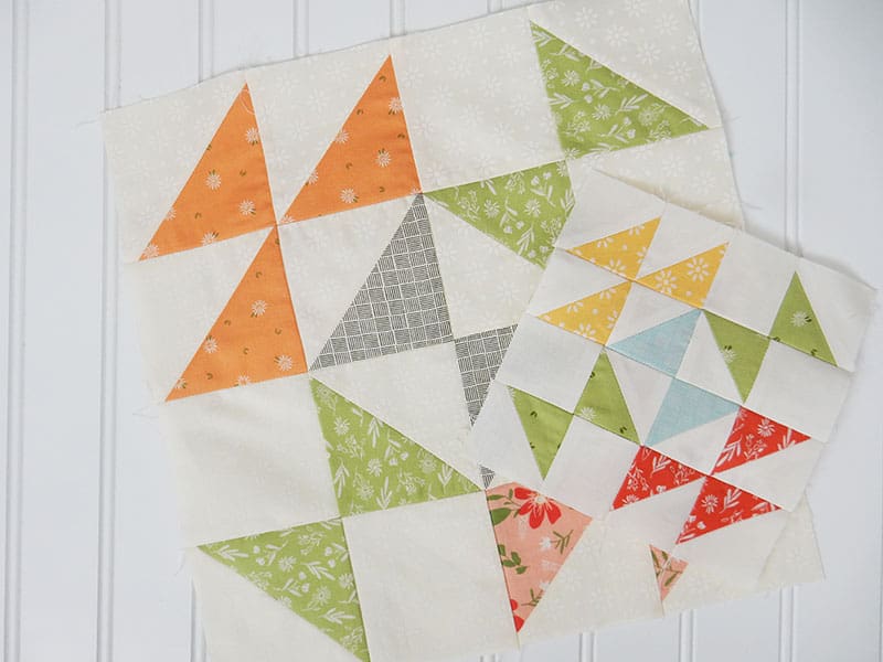 Quilting Life Block of the Month 2020 | February featured by Top US Quilting Blog, A Quilting Life: image of February blocks