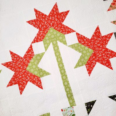 Bloomtopia Quilt Along Release 2 featured by Top US Quilting Blog A Quilting Life: image of Carolina Lily quilt block