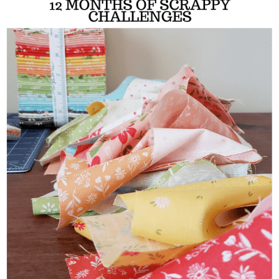 Scraps Along February featured by Top US Quilting Blog, A Quilting Life: image of Scraps Along Logo