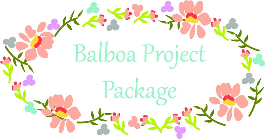 Saturday Seven 122 featured by Top US Quilting Blog A Quilting Life: image of Balboa Project Package Logo