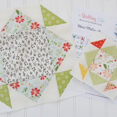 A Quilting Life Block of the Month 2020 | March featured by Top US Quilting Blog, A Quilting Life: image of March blocks