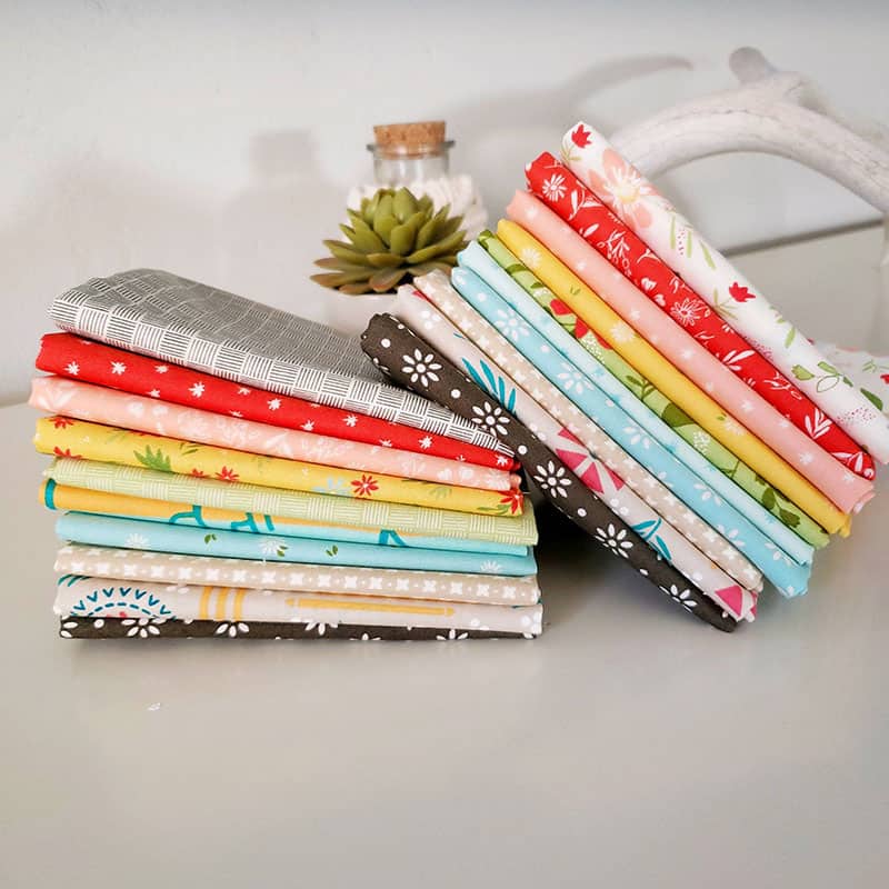 Saturday Seven 119 featured by Top US Quilting Blog, A Quilting Life: image of scrappy bundles