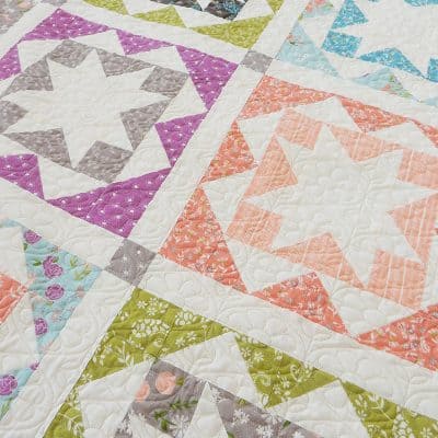 Saturday Seven 121 featured by Top US Quilting Blog, A Quilting Life: image of Carefree Quilt