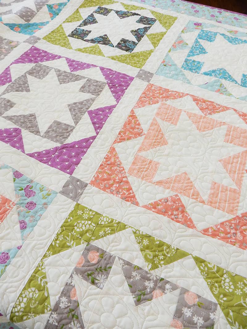 Saturday Seven 121 featured by Top US Quilting Blog, A Quilting Life: image of Carefree Quilt Pattern