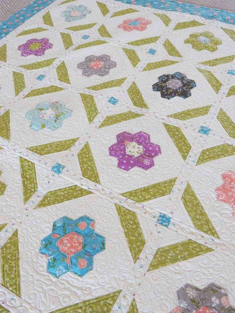 Blooms Grandmother S Flower Garden Pattern A Quilting Life