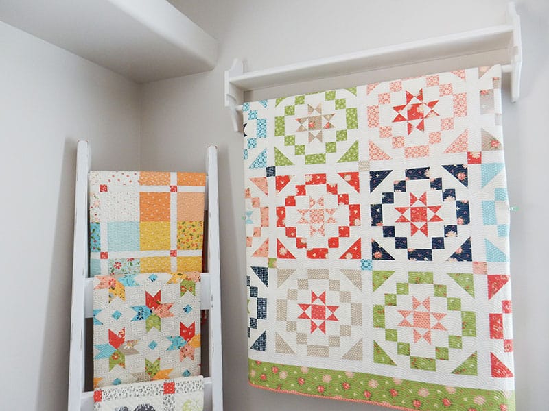 How to Hang Small Quilts featured by Top US Quilt Blog, A Quilting Life: image of quilts