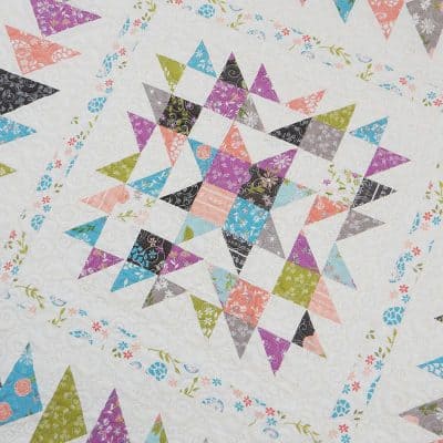 Gelato Remix Quilt featured by Top US Quilting Blog, a Quilting Life: image of Gelato Remix Quilt