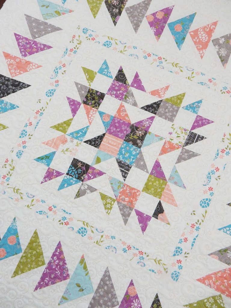 Saturday Seven 123 featured by Top US Quilting Blog, a Quilting Life: image of Gelato Remix Quilt
