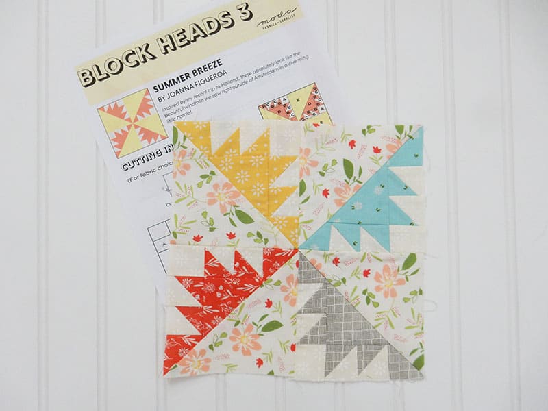 Block heads 3 Block 14 featured by Top US Quilting Blog, A Quilting Life: image of Block 14