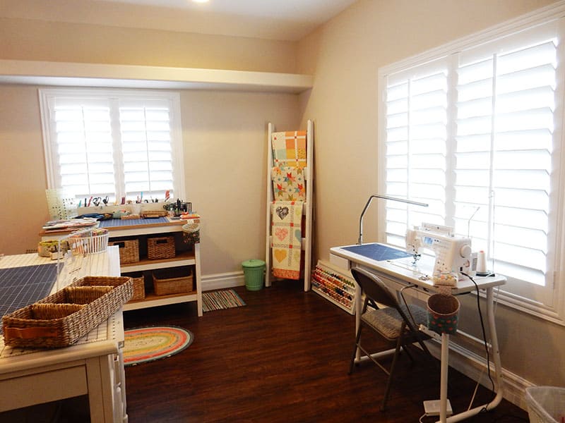 Sewing Room Tour featured by Top US Quilting Blog, A Quilting Life: image of sewing room