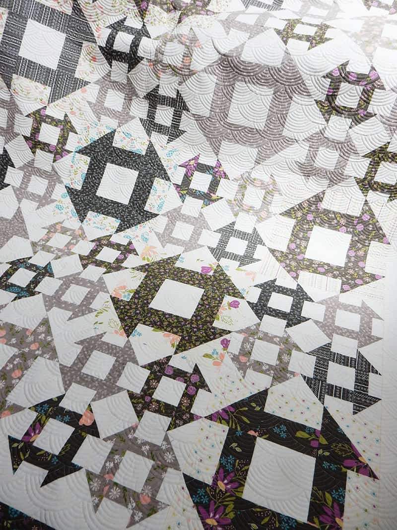 Saturday Seven 126 {Inspiration for Quilters} featured by Top US Quilting Blog, A Quilting Life: image of Lattice Quilt