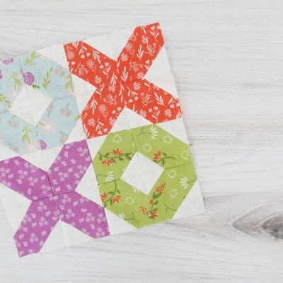 Moda Block Heads 3 Block 21 featured by Top US Quilting Blog, A Quilting Life