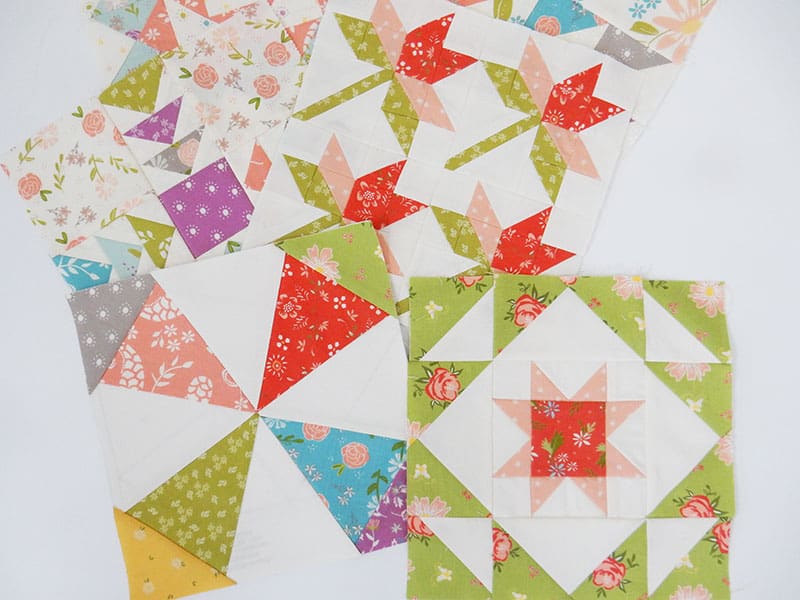 Moda Block Heads 3 Block 20 featured by Top US Quilting Blog, A Quilting Life: image of quilt blocks