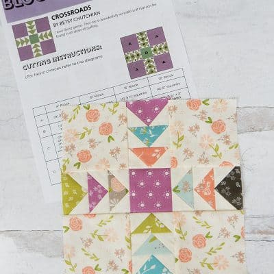 Block Heads 3 Block 17 featured by Top US Quilting Blog, A Quilting Life: image of block 17