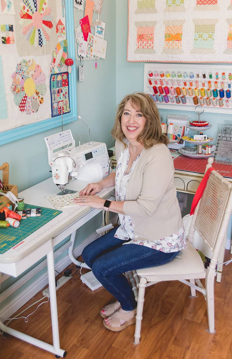 Sewing Machine Cleaning & Maintenance Tips featured by Top US Quilting Blog, A Quilting Life: image of sewing area