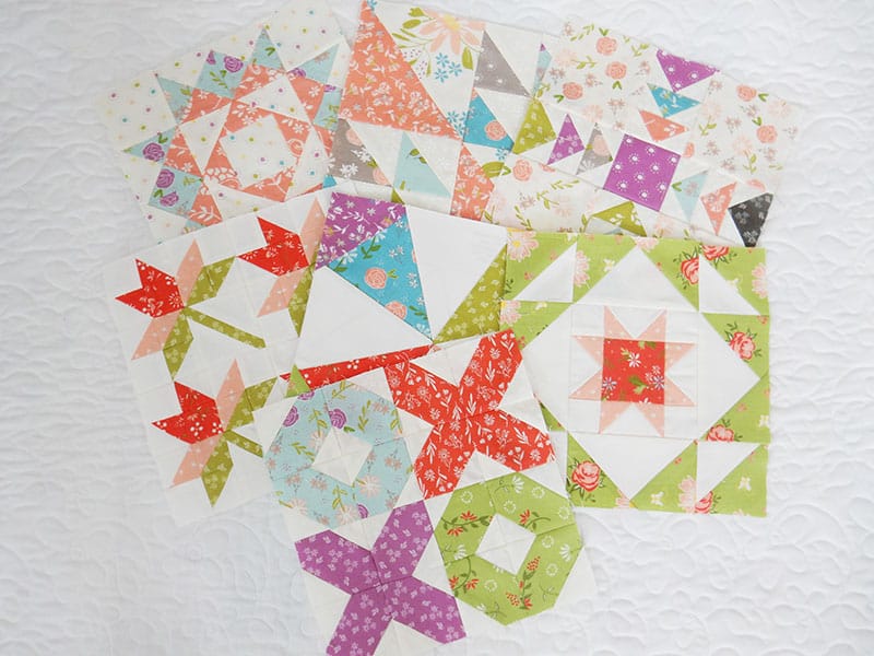 Moda Block Heads 3 block 21 featured by Top US Quilting Blog, A Quilting Life: image of block heads 3 blocks from round 2