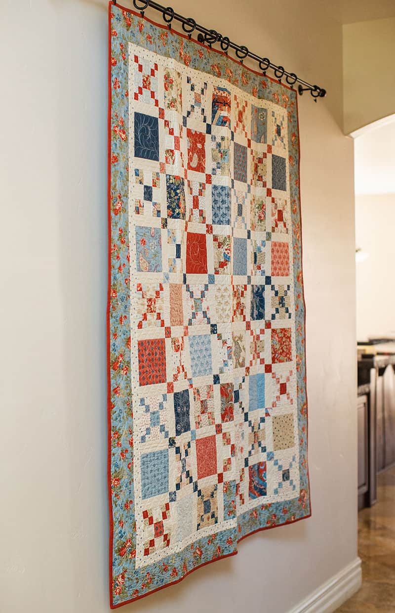 Saturday Seven 135 | Inspiration for Quilters featured by Top US Quilting Blog, A Quilting Life: image of Hometown Quilt