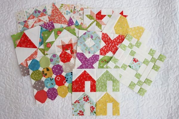 Moda Block Heads 3 block 24 featured by Top US Quilting Blog, A Quilting Life: image of Block Heads 3 Round 2 Blocks