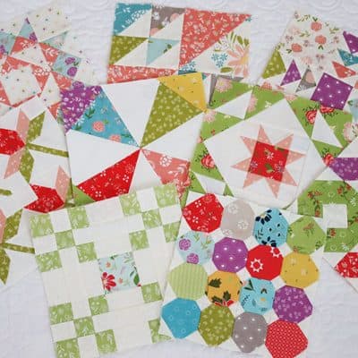 Moda Block Heads 3 Block 23 featured by Top US Quilting Blog, A Quilting Life