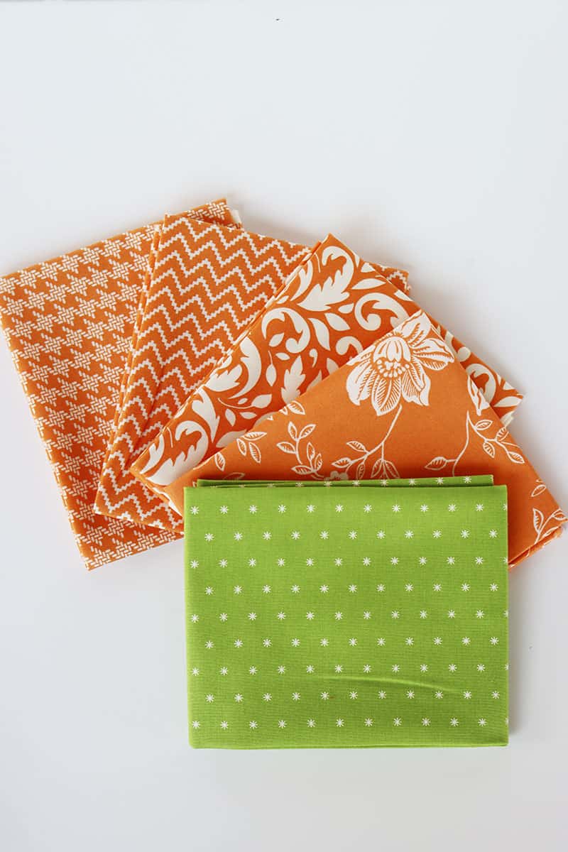 Sew Sampler June Box featured by Top US Quilting Blog, A Quilting Life: image of Sew Sampler June box fabric bundle