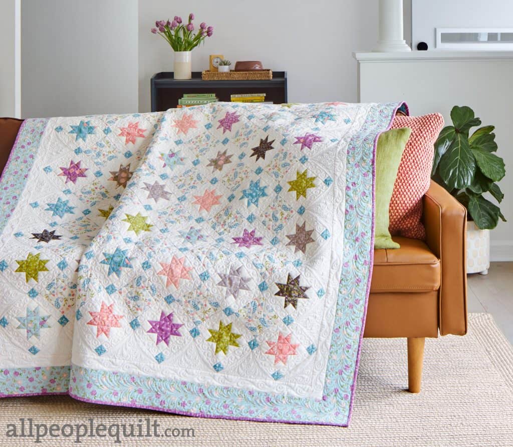 Star Struck Quilt featured by Top US Quilting Blog, A Quilting Life: