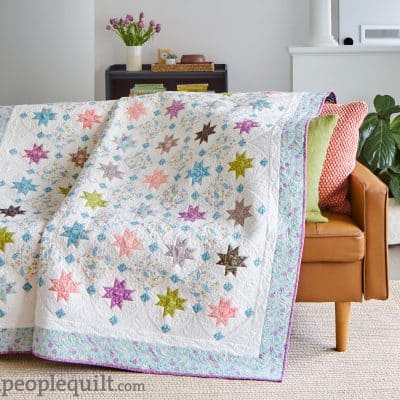 Star Struck Quilt featured by Top US Quilting Blog, A Quilting Life: