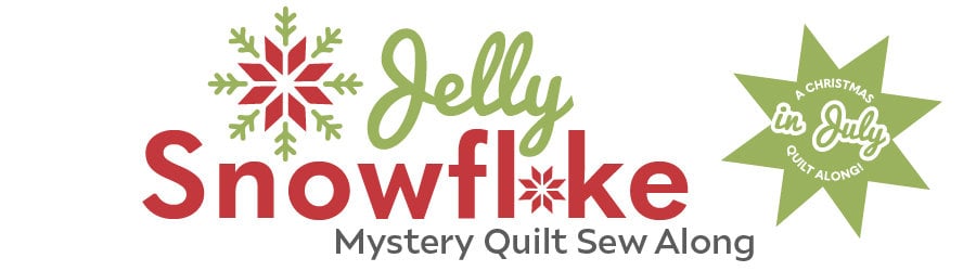 Jelly Snowflake Mystery Quilt Block One featured by Top US Quilting Blog, A Quilting Life