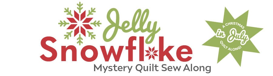 Jelly Snowflake Mystery Quilt Block 2 featured by Top US Quilting Blog, A Quilting Life