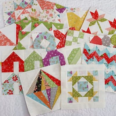 Moda Block Heads 3 Block 28 featured by Top US Quilting Blog, A Quilting Life