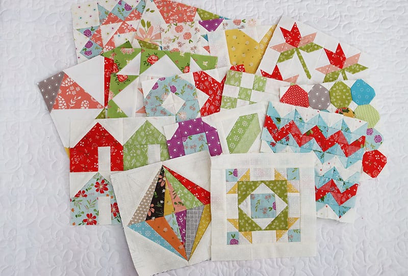 Moda Block Heads 3 Block 28 featured by Top US Quilting Blog, A Quilting Life: image of Block Heads 3 Round 2 Blocks