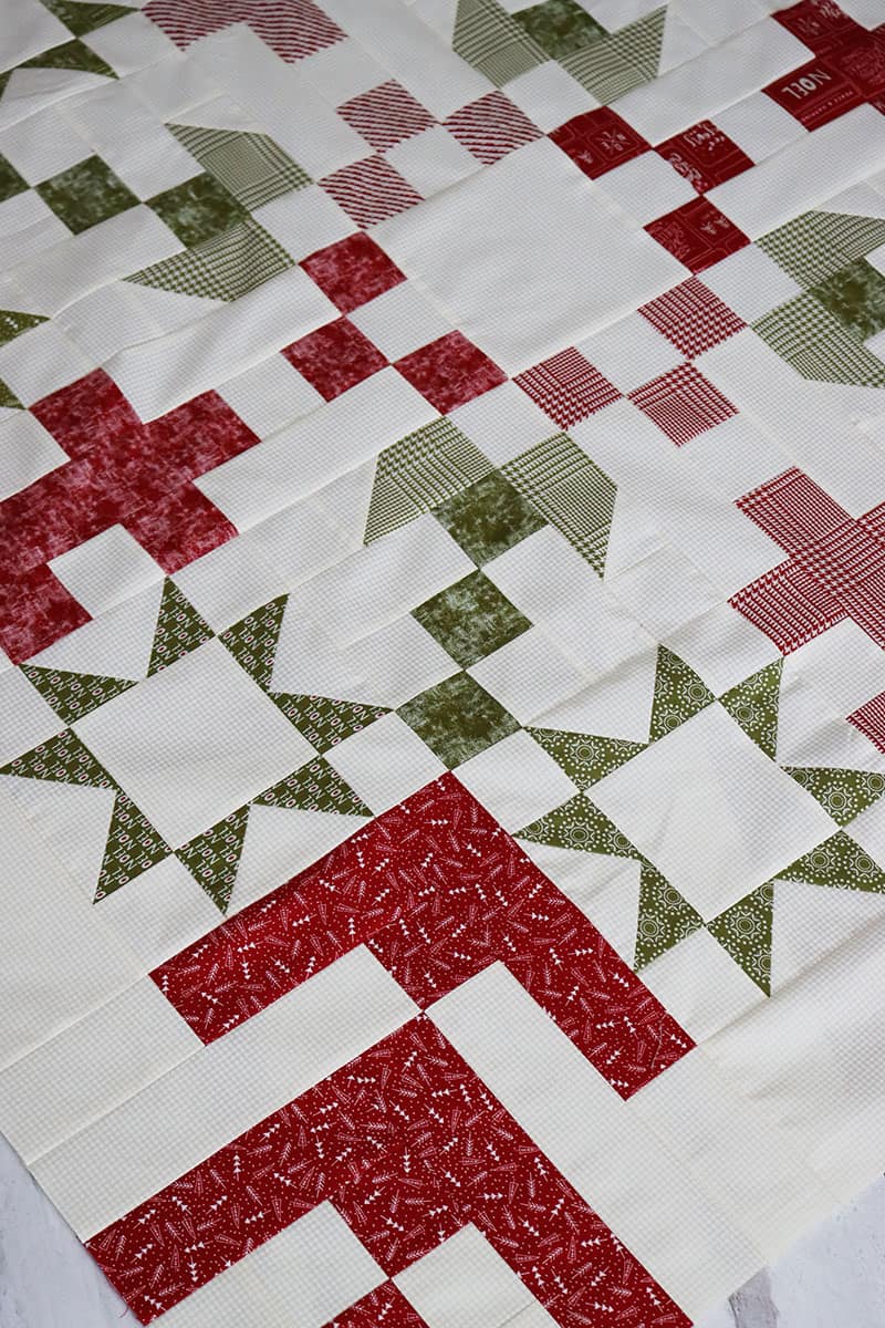 Jelly Snowflake Quilt Finishing featured by Top US Quilting Blog, A Quilting Life