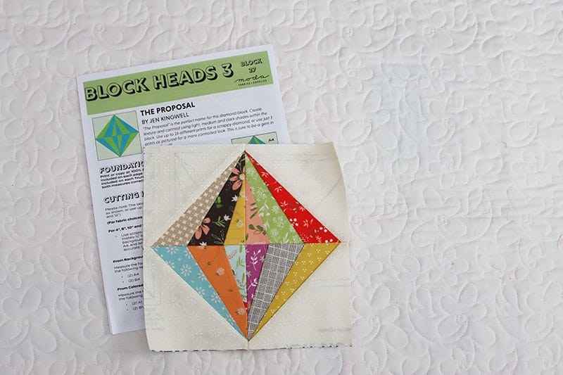 Moda Block Heads 3 Block 27 featured by Top US Quilting Blog, A Quilting Life: image of round 2 blocks