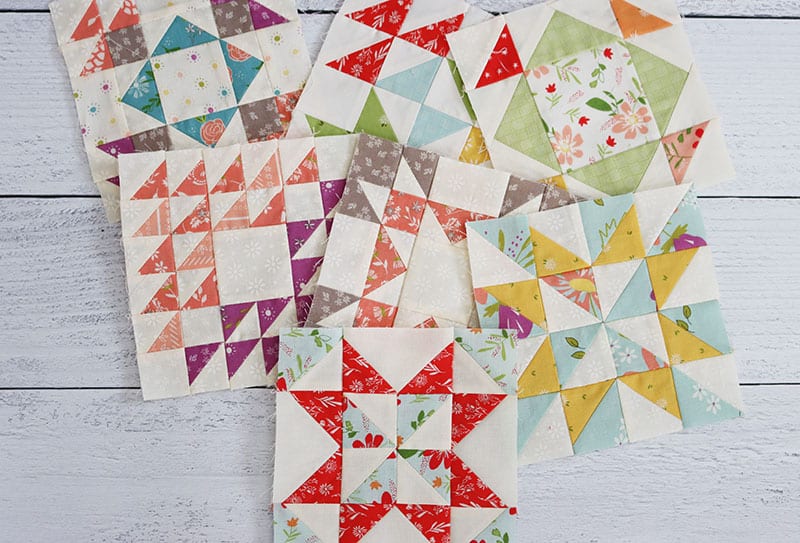 Quilting Life Block of the Month July 2020 featured by Top US Quilting Blog,  A Quilting Life: image of quilt blocks