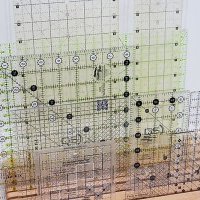 Sewing Room Organization: 5 Quilt Ruler Storage Ideas featured by Top US Quilting Blog, A Quilting Life: image of quilt rulers