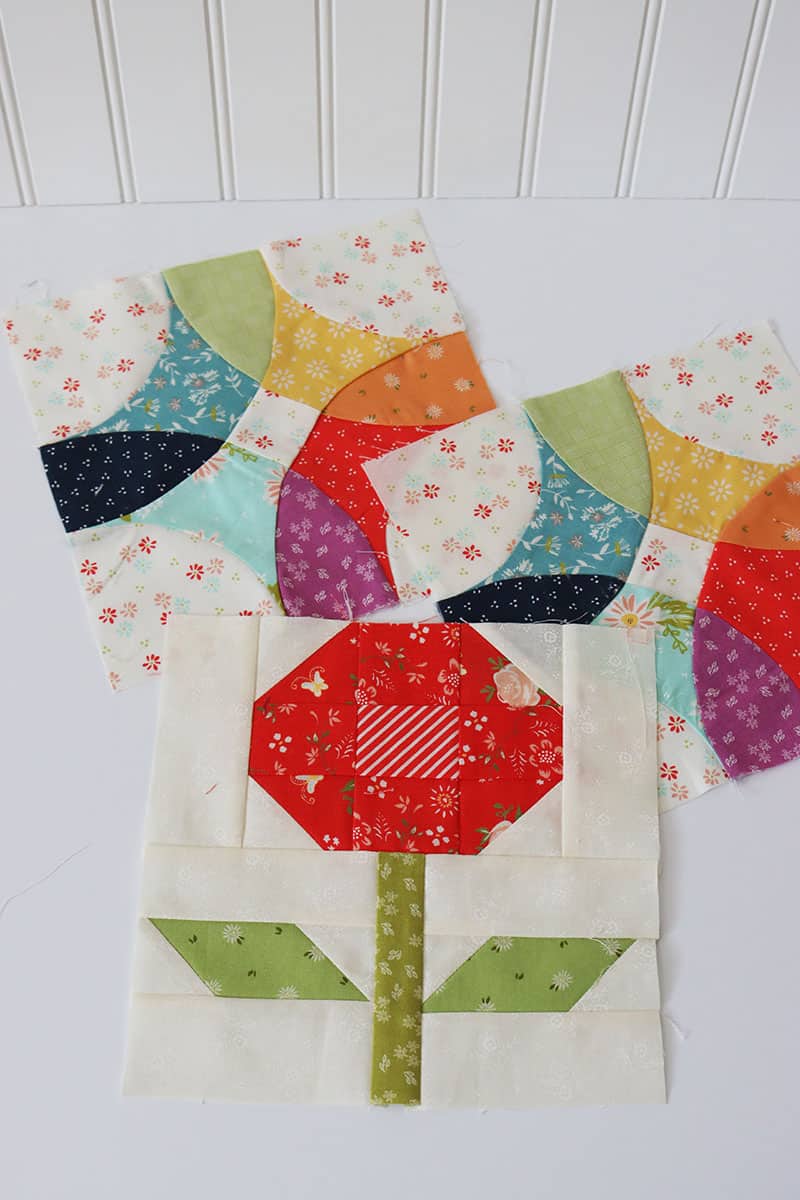 Moda Block Heads 3 Block 33 featured by Top US Quilting Blog, A Quilting Life: image of Moda Block Heads 3 Block 33