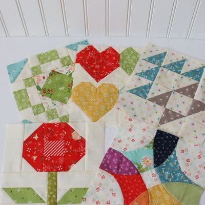 Moda Block Heads 3 Block 33 featured by Top US Quilting Blog, A Quilting Life: image of Moda Block Heads 3 Block 33