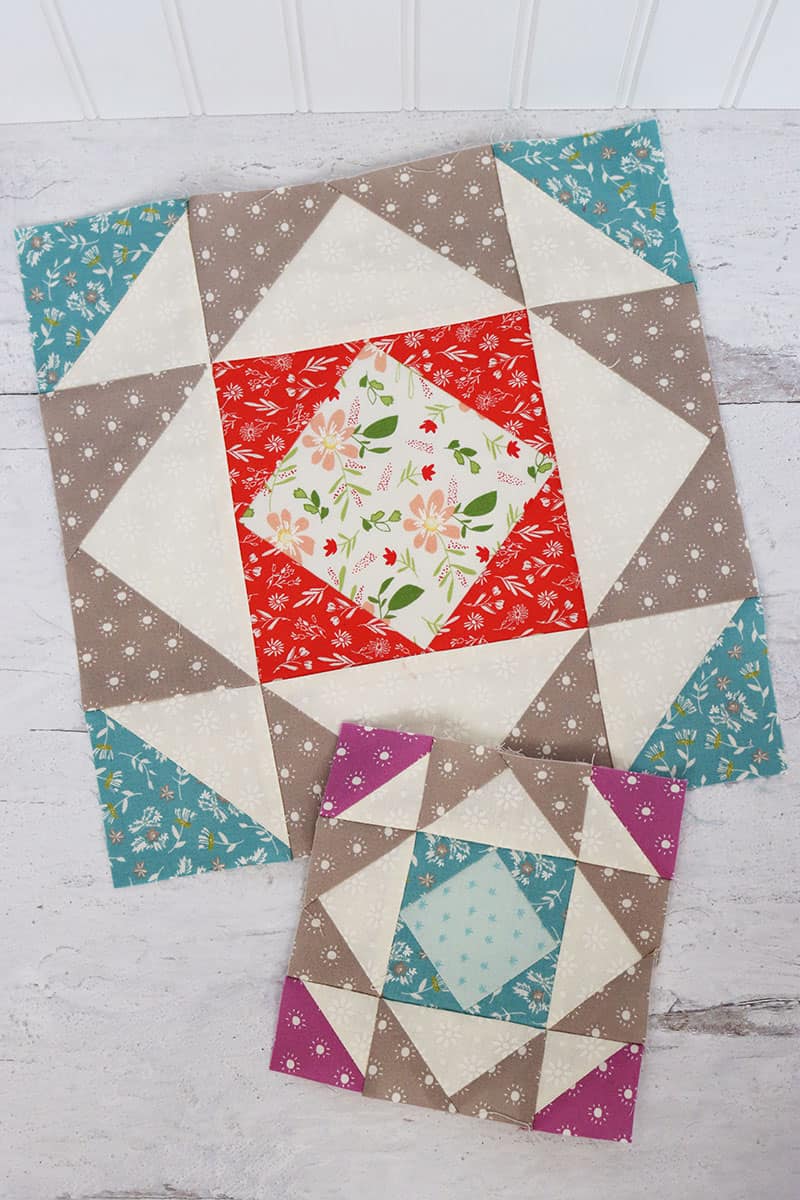 Quilting Life Block of the Month August 2020 featured by Top US Quilting Blog, A Quilting Life: image of Block of the Month blocks