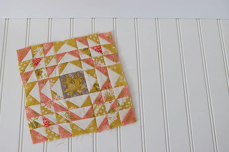 Moda Block Heads 3 Block 34 featured by Top US Quilting Blog, A Quilting Life
