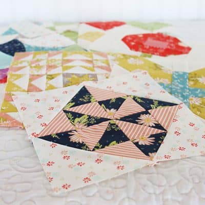 Moda Block Heads 3 Block 36 featured by Top US Quilting Blog, A Quilting Life
